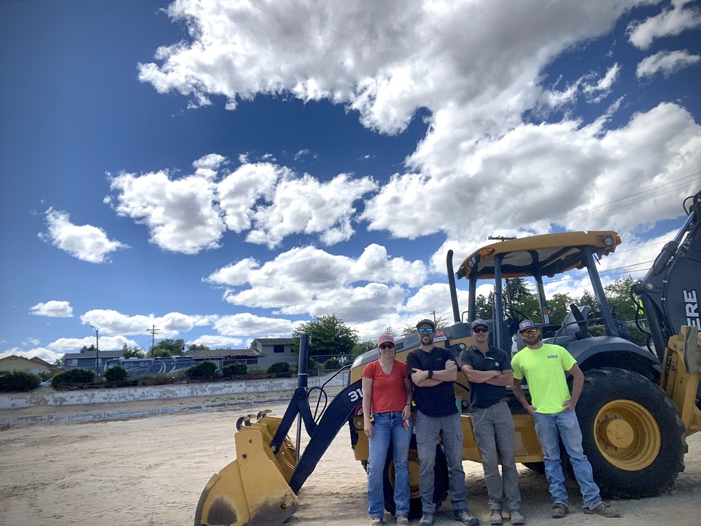 Grassroots Success PTO plants trees at Mamie Towles Elementary School