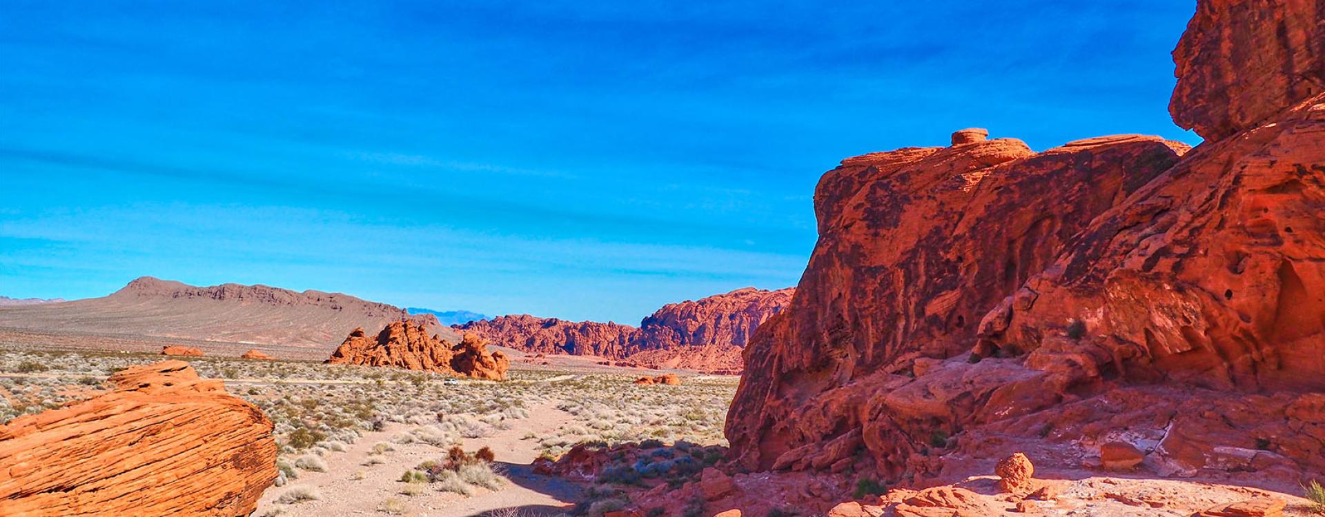 Nevada desert red rock