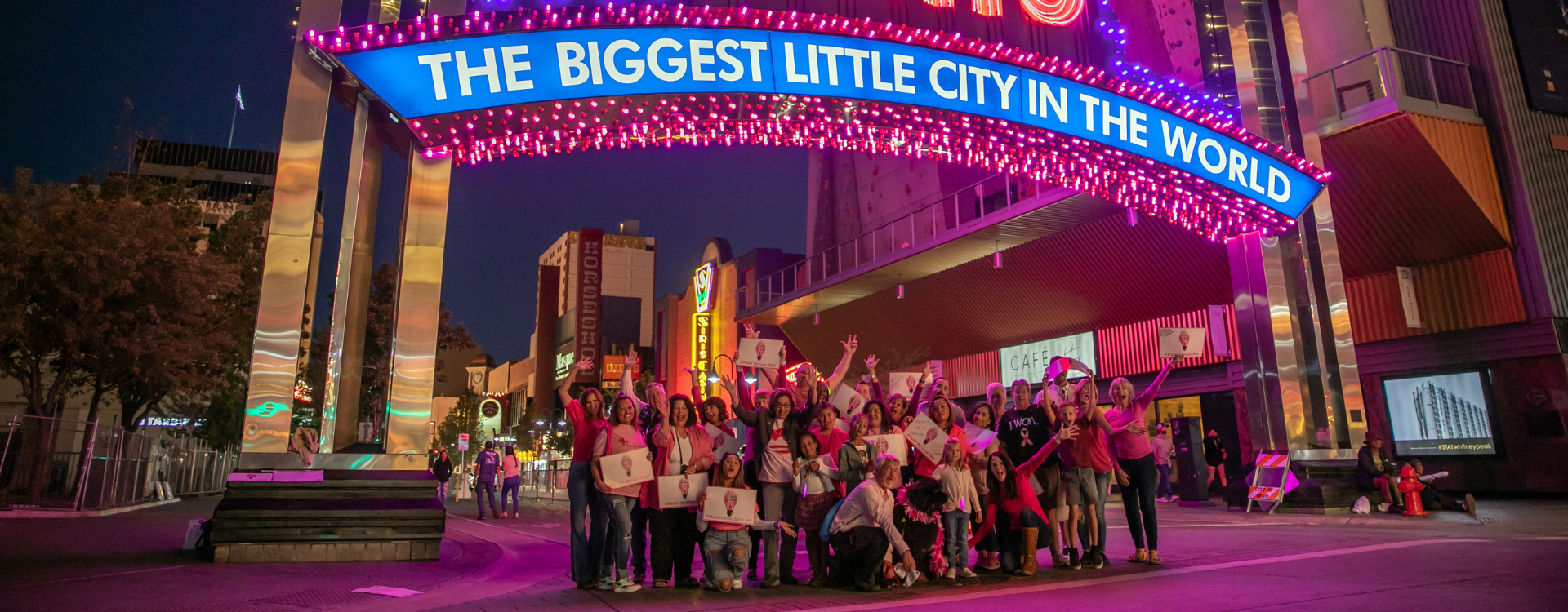 Paint Nevada Pink 2022 Reno Arch