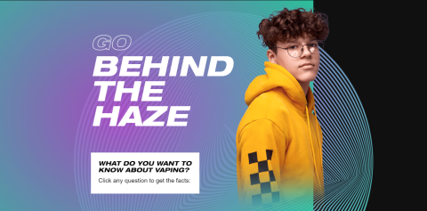 Behind The Haze graphic for newsletter