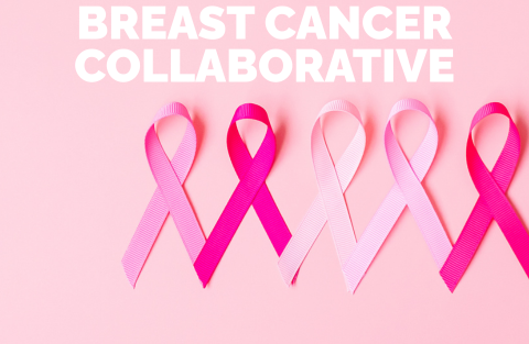 Breast cancer collaborative with pink ribbons